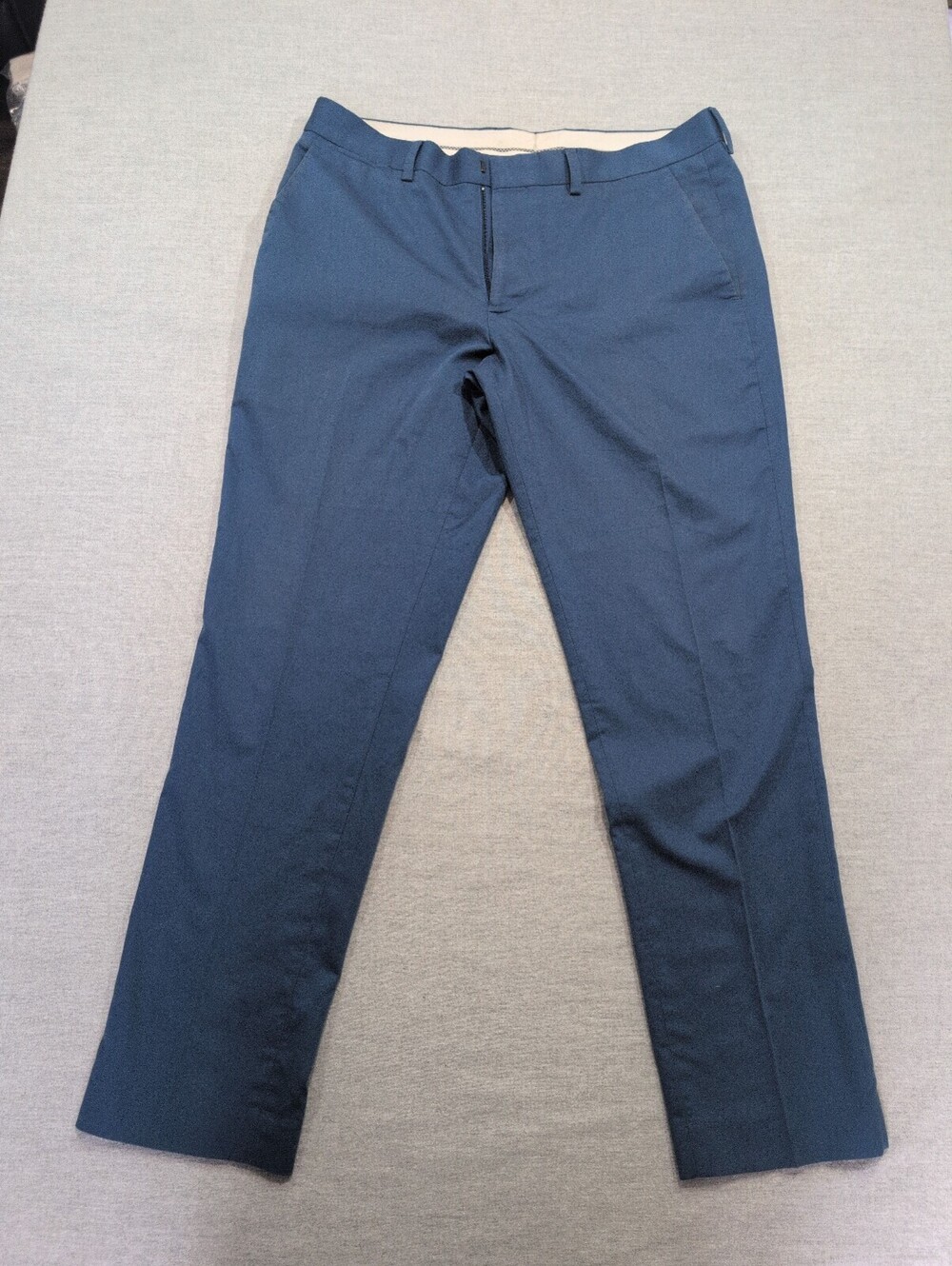 Express Stretch Extra Slim Blue Dress Pants 31x30